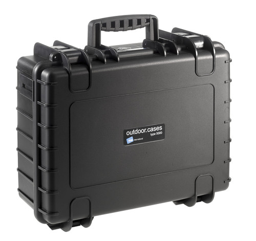 B&W Outdoor Case Type 5000 (PP.221) - Black - Case Empty
