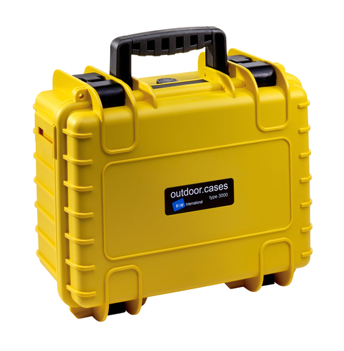 B&W Outdoor Case type 3000 - Yellow - Case Empty