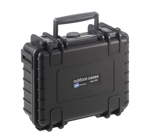 B&W Outdoor Case Type 500 - Black - Case with Foam