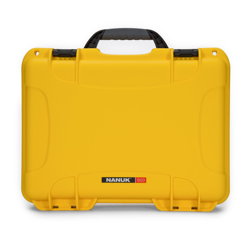 Nanuk 910 Case - Yellow - Case Empty