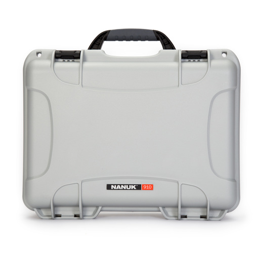 Nanuk 910 Case - Silver - Case with Foam