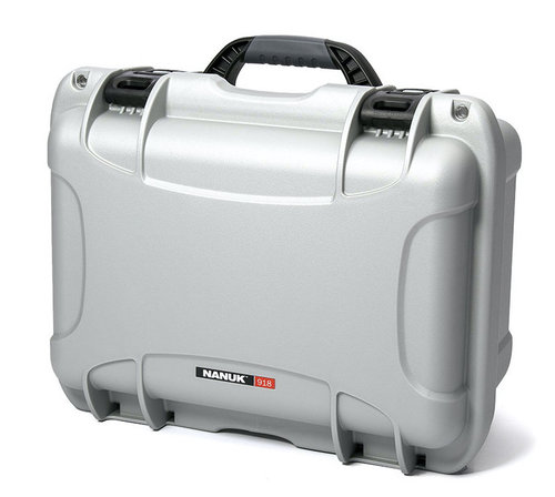 Nanuk 918 Pro Photo Kit Camera Case - Silver