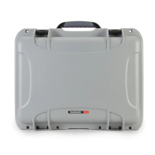 Nanuk 933 Waterproof Hard Case - Black - Outside view showing top handle.
