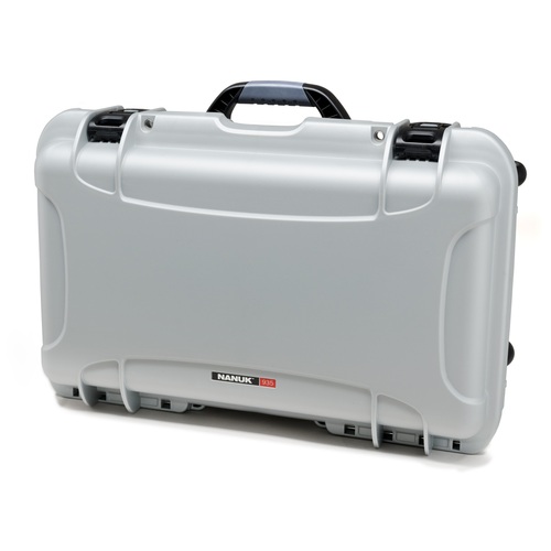 Nanuk 935 Case For 3 Wine Bottles - With Wheels - Silver