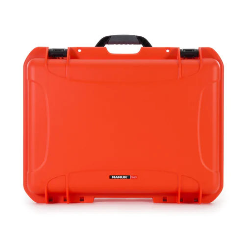 Nanuk 940 Large Case - Orange - Case with Dividers and Lid Organiser