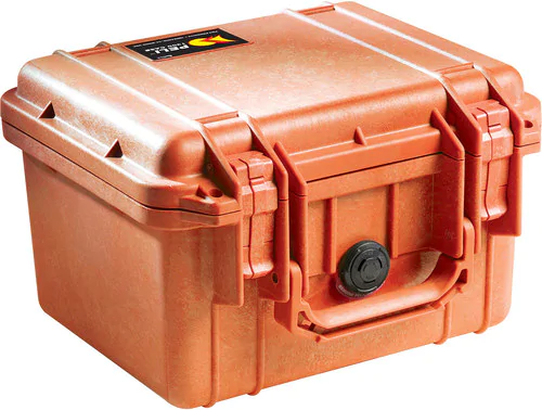 Peli 1300 Case With Foam SPECIAL OFFER - Orange