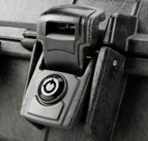 Double safety locking latches with keys