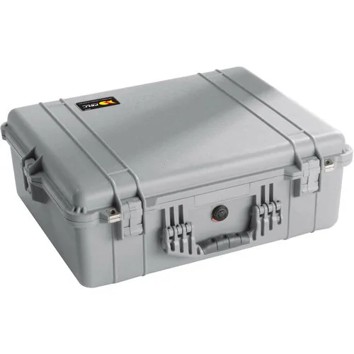 Peli 1600 Case - Silver - Case with Dividers