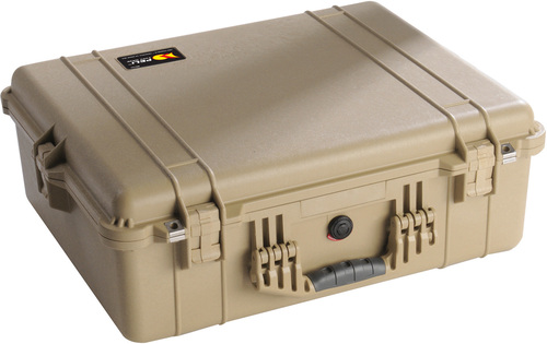 Peli 1600 Case - Tan - Case with Foam