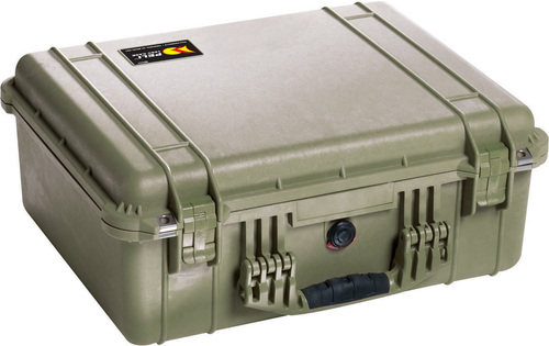 Peli 1550 Case - Olive Green - Case With TrekPak