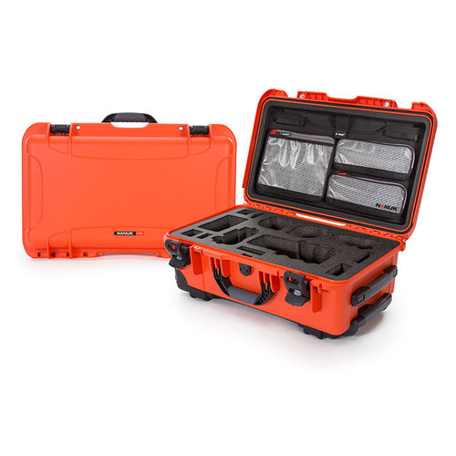 NANUK 935 Case For Sony A7R size Camera - with Wheels - Orange