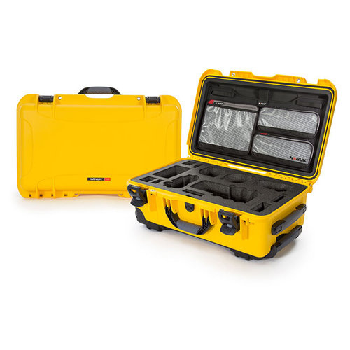 NANUK 935 Case For Sony A7R size Camera - with Wheels - Yellow