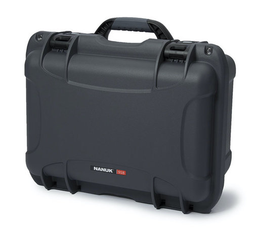 Nanuk 918 Case - Graphite - Case with Dividers