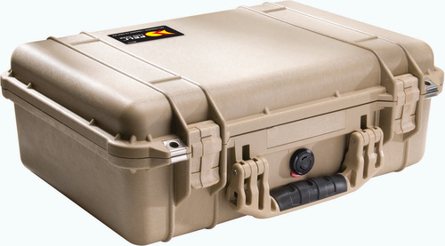 Peli 1500 Case - Tan - Case Empty