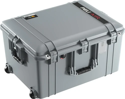 Peli 1637 Air Case with Wheels - Silver - Case with Dividers