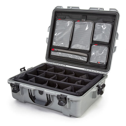 NANUK 945 Pro Photo Kit Camera Case - Silver