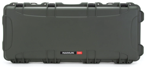 Nanuk 985 Case with Wheels - Olive - Case with Foam