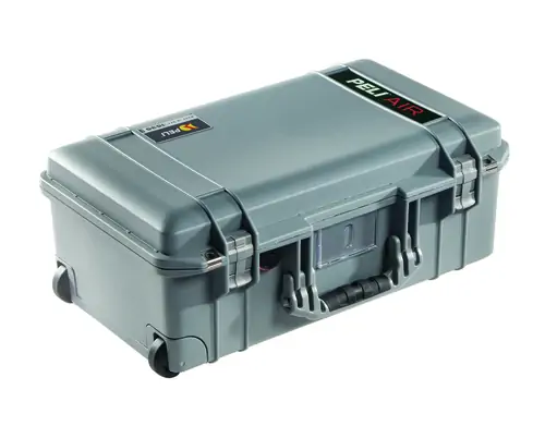 Peli 1535 Air Carry On Case with Wheels - Silver - Case With TrekPak