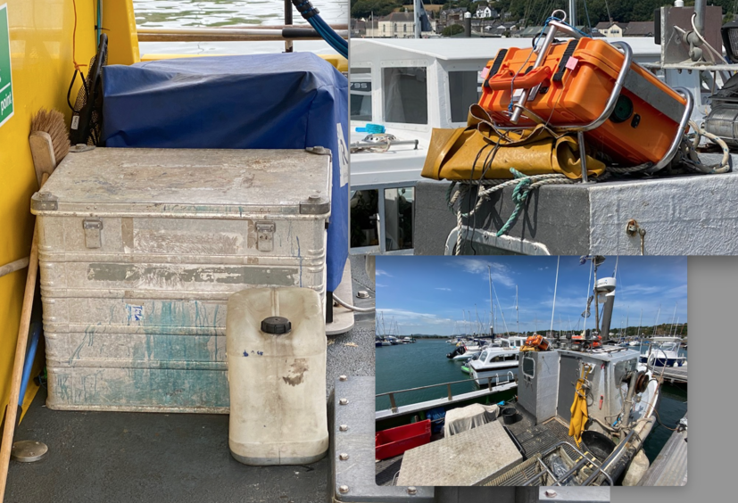 What do you sea on the water ?