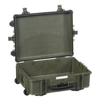 Explorer 5823 Waterproof Case With Wheels - Olive Green Empty