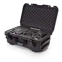 Nanuk 935 DSLR Case with Wheels - Silver - WITHOUT Lid Organiser