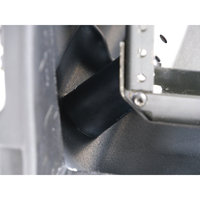 Peli 24 Inch BlackBox 14U Shock Rack Mount Case with Wheels