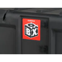 Peli 24 Inch BlackBox 14U Shock Rack Mount Case with Wheels