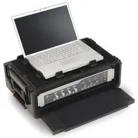 SKB 1SKB-ISF2U Injection Molded 2U Studio Flyer Rack Case with Wheels