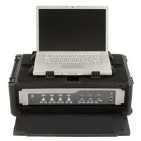 SKB 1SKB-ISF2U Injection Molded 2U Studio Flyer Rack Case with Wheels