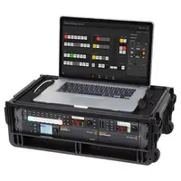 SKB 1SKB-ISF2U Injection Molded 2U Studio Flyer Rack Case with Wheels