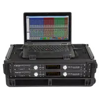 SKB 1SKB-ISF2U Injection Molded 2U Studio Flyer Rack Case with Wheels