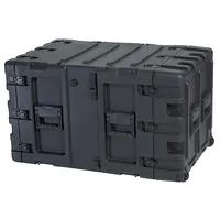 SKB 3RR-9U24-25B 9U Portable Military Spec Shock Rack 24 (61cm) Deep Rail To Rail