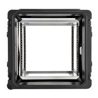 SKB 3SKB-R10U20W 20 Inch Deep Roto Shockmount Rolling Rack Case 10U