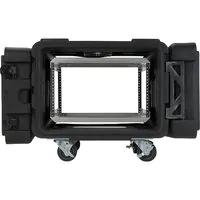 SKB 3SKB-R906U24 6U Roto Shock Rack 24 (61cm) Deep Rail To Rail with Wheels