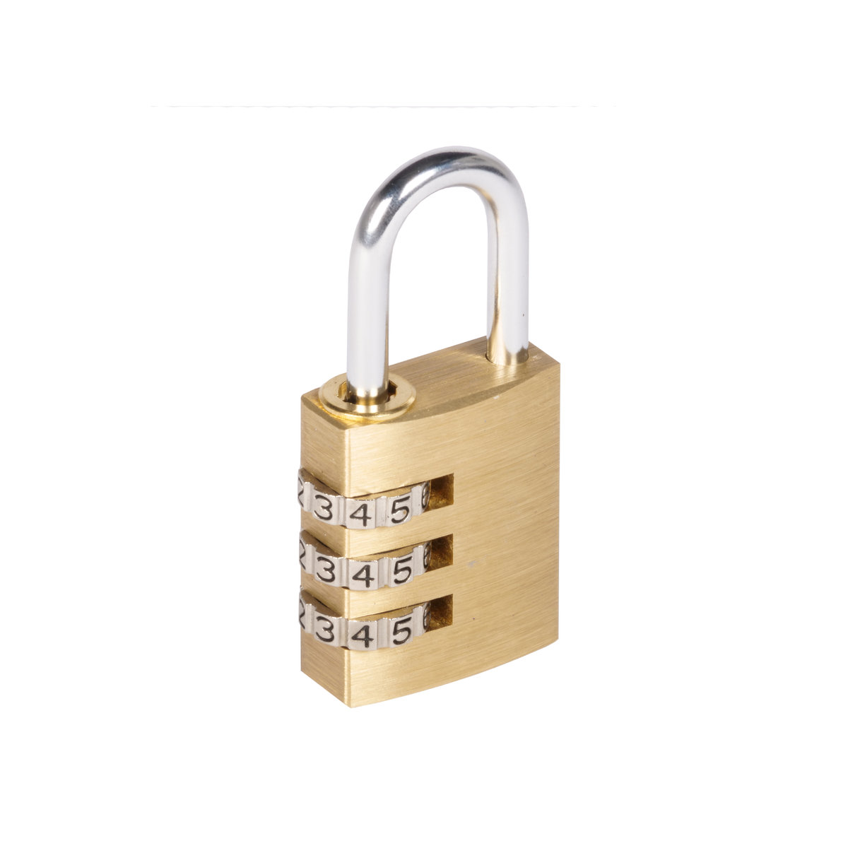 Brass 3 Combination Padlock The Case Shop