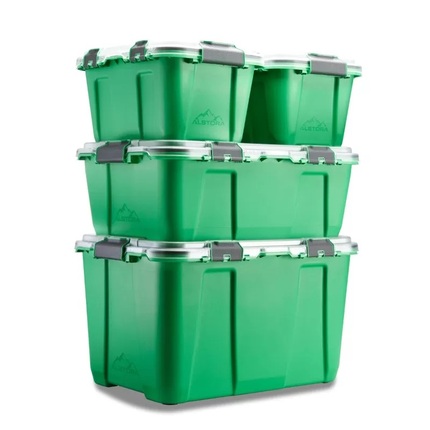 Alstora Protective Storage Boxes Full Set - Green