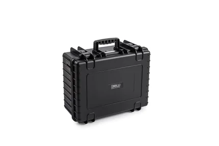 B&W Outdoor Case Type 6000 (PP.326): Black - Three-Quarter Front Closed