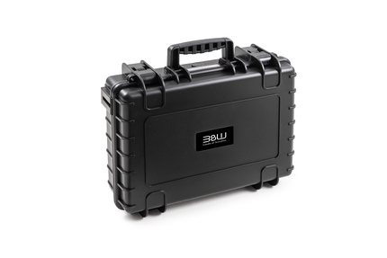 B&W Outdoor Case Type 6040 (PP.210): Black - Three-Quarter Front Closed