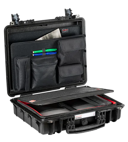 Explorer 4412HL.B C Case with Laptop Bag: Interior View