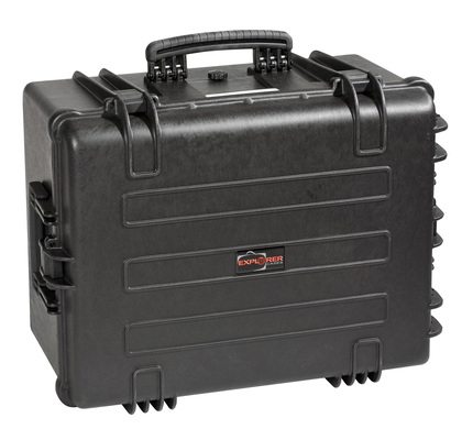 Explorer 5833 Waterproof Case With Wheels - Black Front Carrying