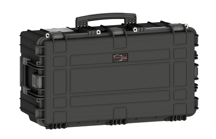 Explorer 7635Hl Waterproof Case With Wheels - Black Front
