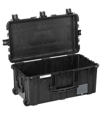Explorer 7635HL Case with Wheels - Black - Case Empty