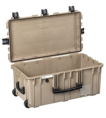 Explorer 7635HL Case with Wheels - Desert Tan - Case Empty