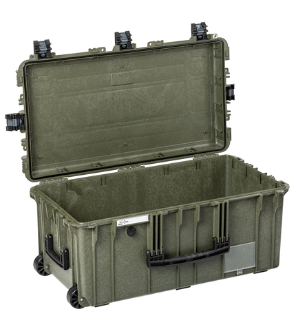 Explorer 7635HL Case with Wheels - Olive - Case Empty