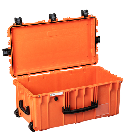 Explorer 7635HL Case with Wheels - Orange - Case Empty