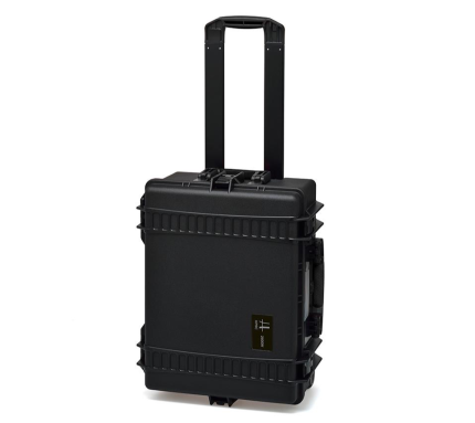 HPRC 2600W Waterproof Case With Wheels - Black / Blue Bassano - Front