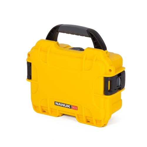 Nanuk 903 Case - Yellow - Case with Foam