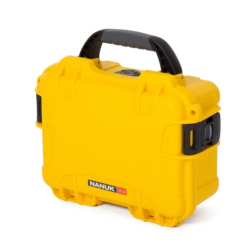 Nanuk 904 Case - Yellow - Case with Foam