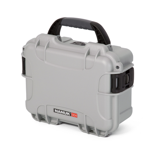 Nanuk 904 Case - Silver - Case with Foam