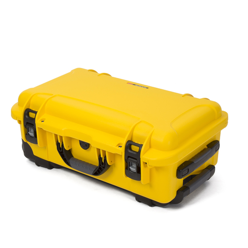 Nanuk 935 Case with Lid Org and N-Cubik 13L Padded Bag - with Wheels - Yellow